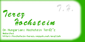 terez hochstein business card